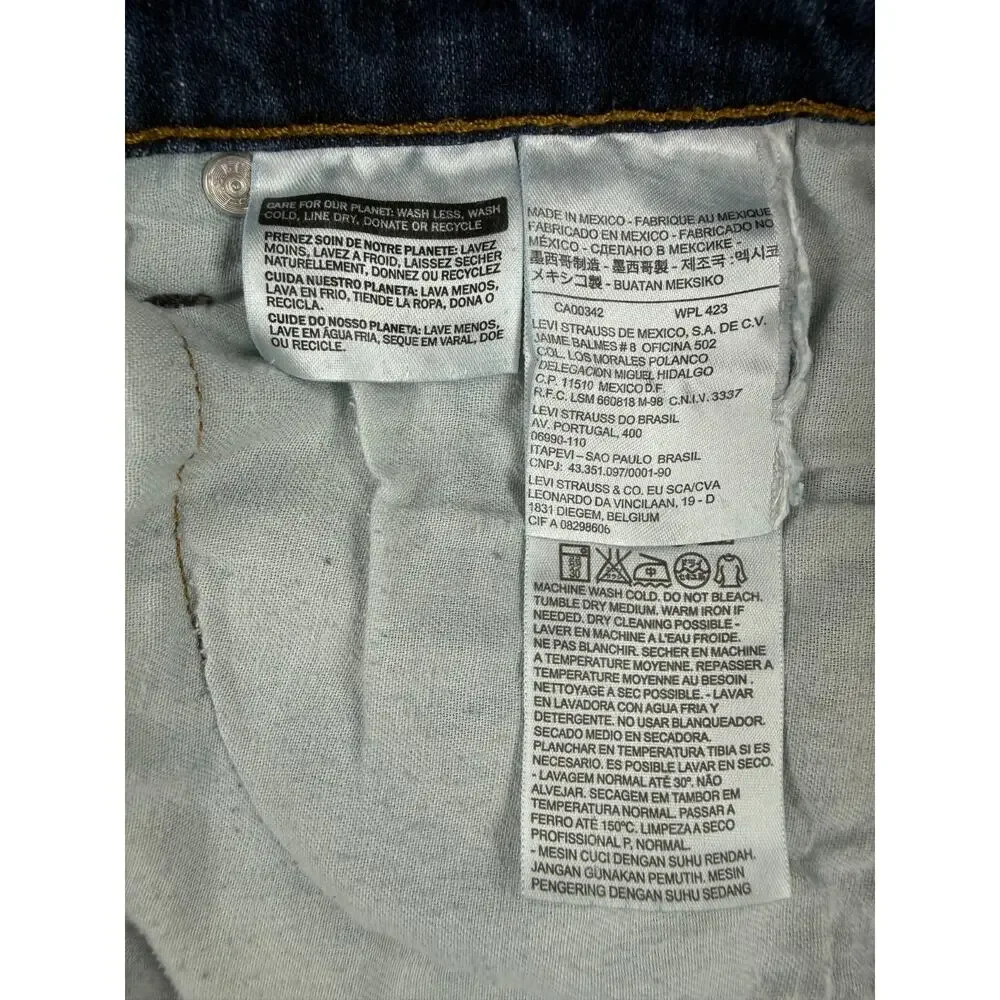 Levis 559 Relaxed Straight Mens Jeans 34x30 Medium Wash Blue Denim
